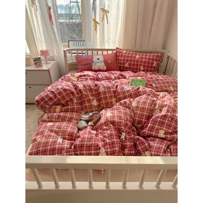 Set 4 món chăn ga gối cotton cloud 469594