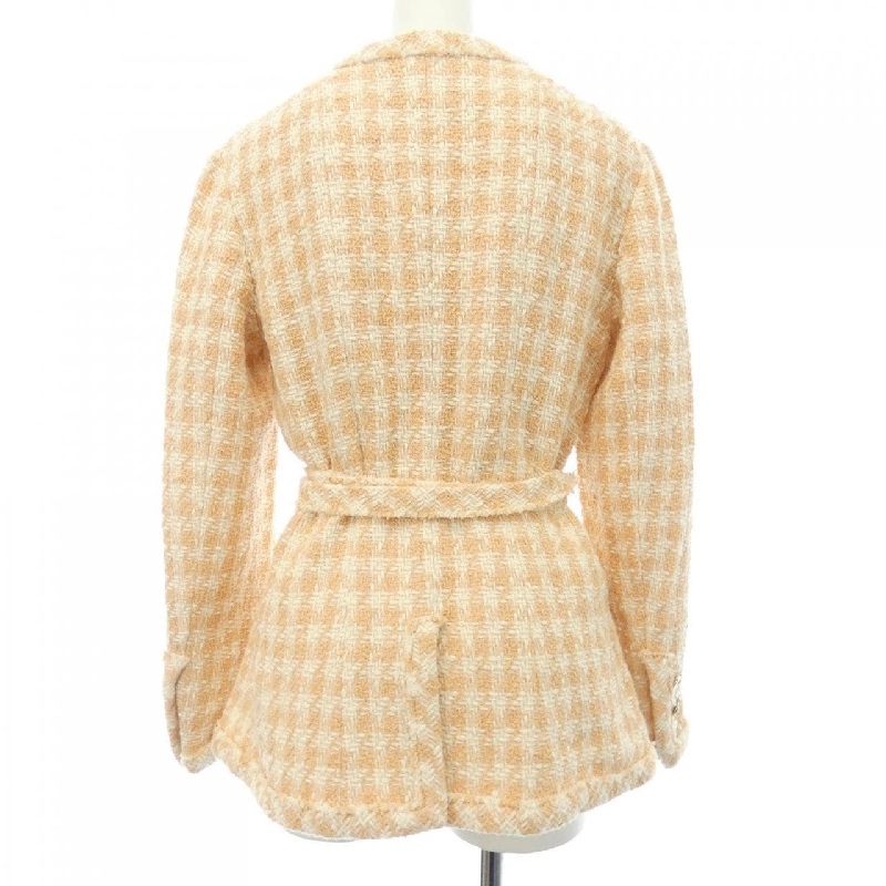 【Mã giảm giá】Áo khoác không cổ CHANEL 636725