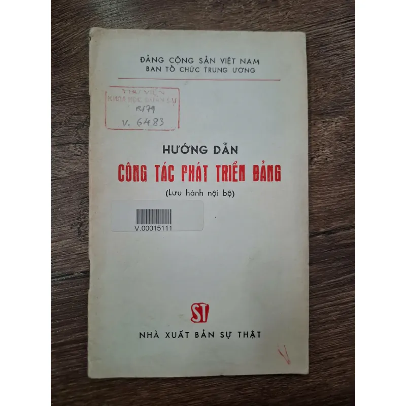 Hướng Dẫn Công Tác Phát Triển Đảng - Ban Tổ chức Trung ương 709441