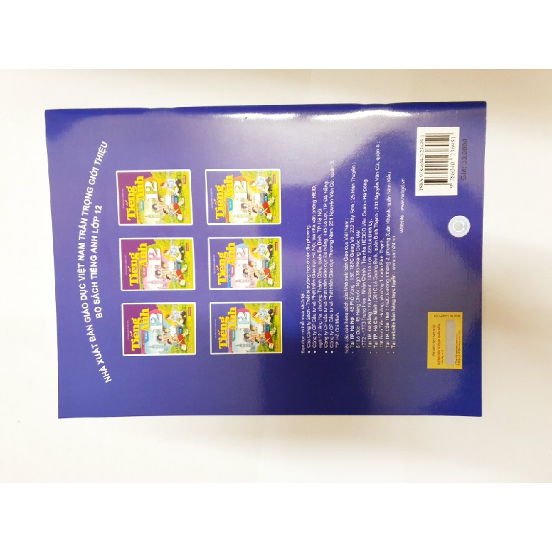 4 QUYỂN TIẾNG ANH LỚP 12 (2SBT+2SHS) MỚI TINH 71357