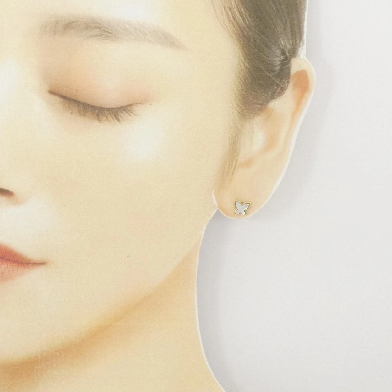 K18YG Bướm Mẹ Trai Bông Tai - Hàng hiệu Chính hãng 867515