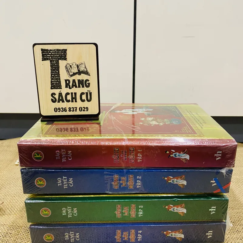 HỒNG LÂU MỘNG BỘ 04 TẬP BÌA CỨNG - NGUYÊN SEAL 776359