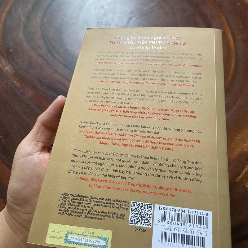 II Tựa sách: Thấu Hiểu Tiếp Thị Từ A Đến Z - PHILIP KOTLER - 2018 443893