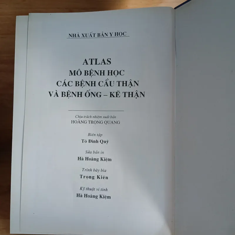 Atlast Mô Bệnh Học Các Bệnh Cầu Thận & Bệnh Ống - Kẽ Thận 799329