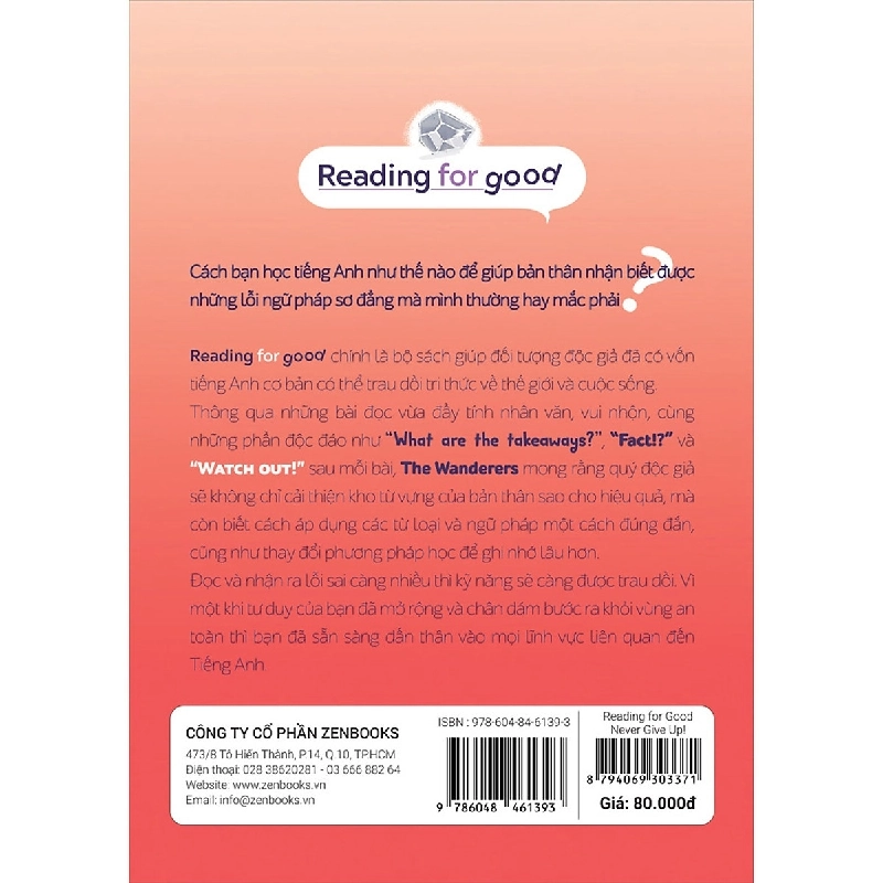 Reading For Good - Never Give Up - The Wanderers 296199