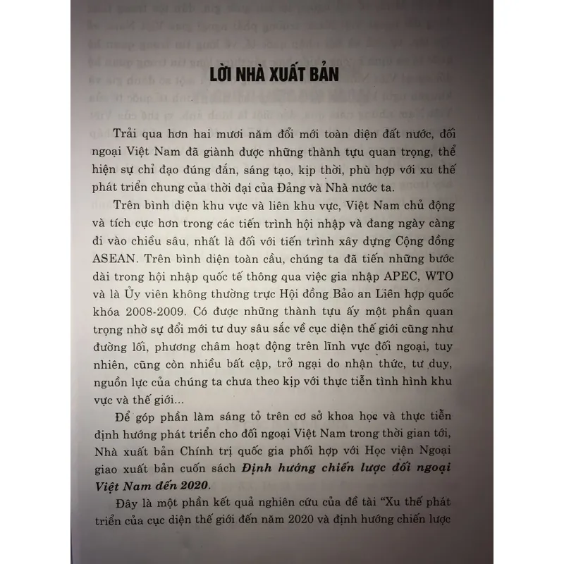Định hướng chiến lược đối ngoại Việt Nam đến 2020 708833