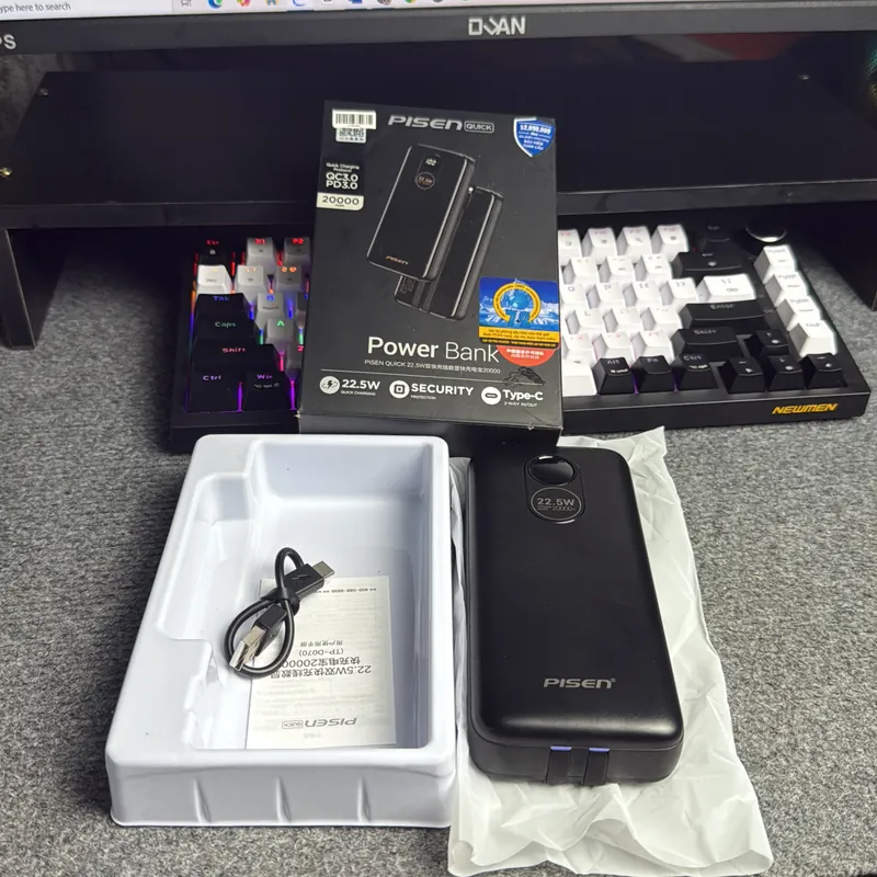 Sạc Dự Phòng Pisen 20000mAh 740396