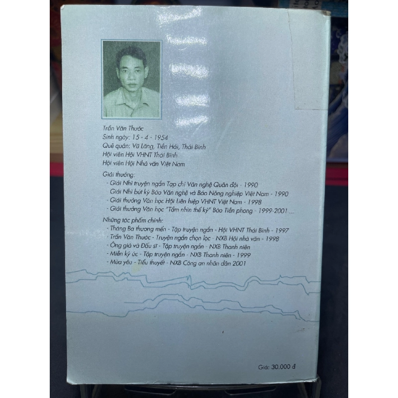 Bờ sông vẫn gió 2003 mới 70% ố bẩn nhẹ Trần Văn Thước HPB0906 SÁCH VĂN HỌC 915174