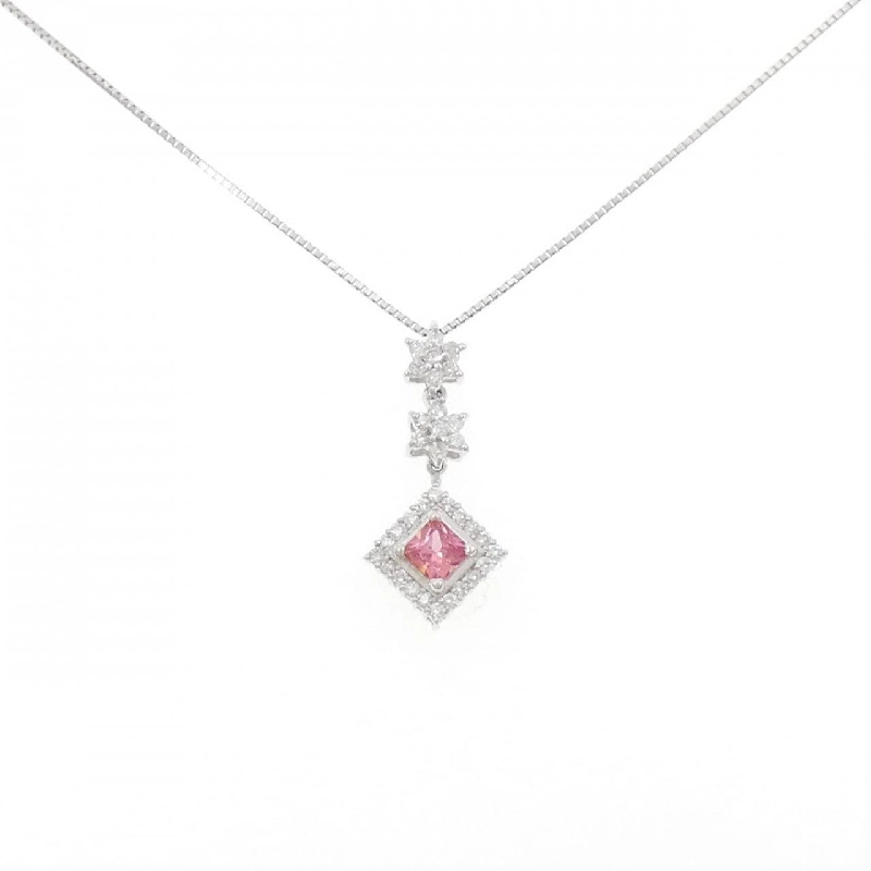 Dây chuyền Sapphire PT900/PT850 0.41CT - Hàng hiệu Chính hãng 860845