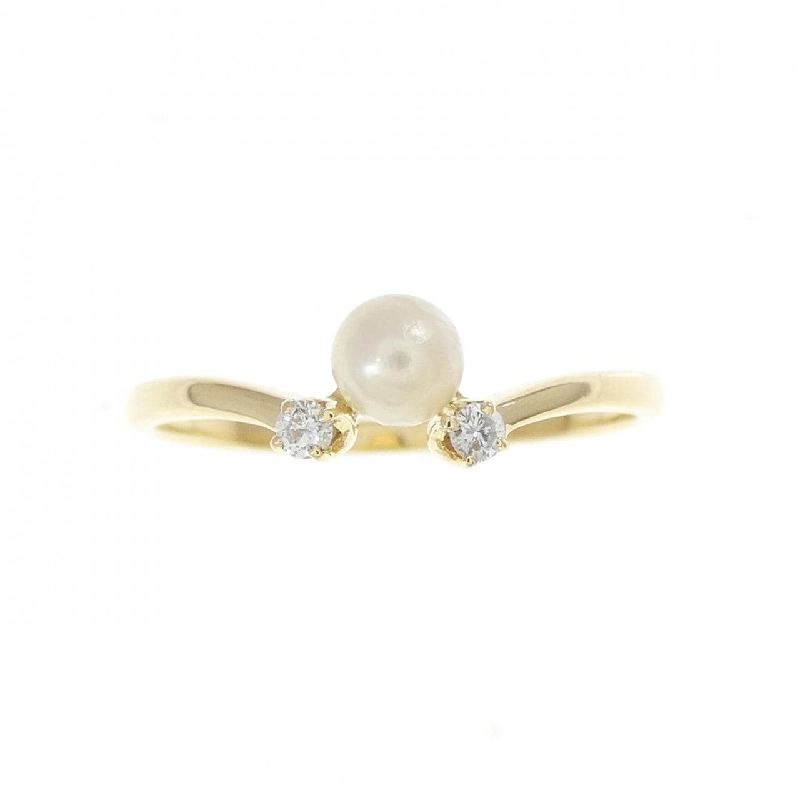 Nhẫn ngọc trai Akoya K18YG 3.7mm - Hàng hiệu Authentic 853085