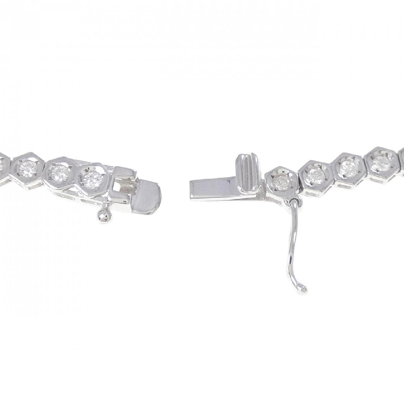 Dây chuyền kim cương K18WG 3.00CT - Hàng hiệu chính hãng 860920