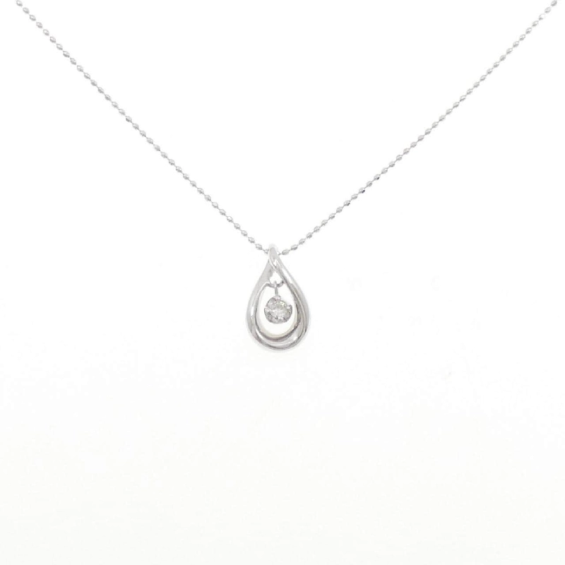 K18WG Dây chuyền kim cương 0.05CT - Hàng hiệu Chính hãng 857292