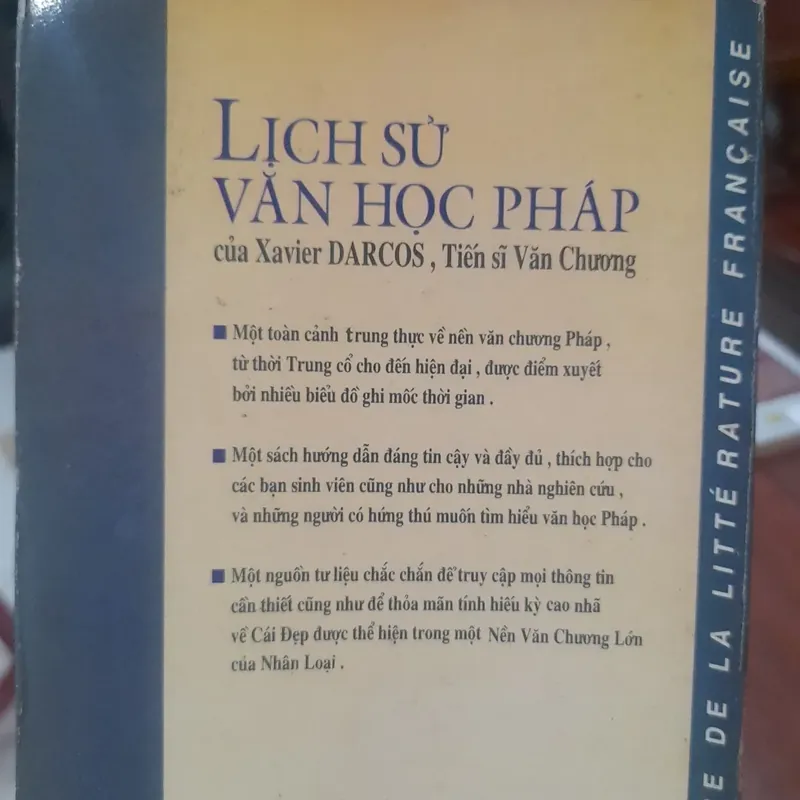Xavier Darcos - LỊCH SỬ VĂN HỌC PHÁP 570048