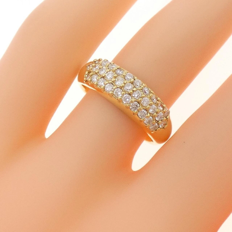 Nhẫn kim cương Pavé K18YG 0.52CT - Hàng hiệu Chính hãng 852715