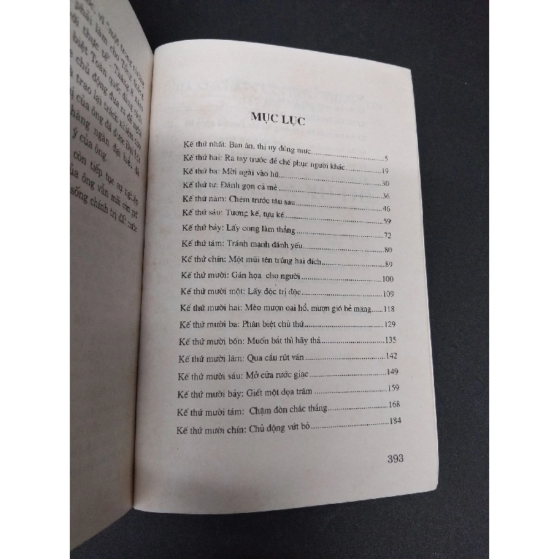 36 Mưu kế và xử thế mới 80% bẩn bìa, ố vàng 2007 HCM2110 Vi Anh, Ngân Hà KỸ NĂNG 917673