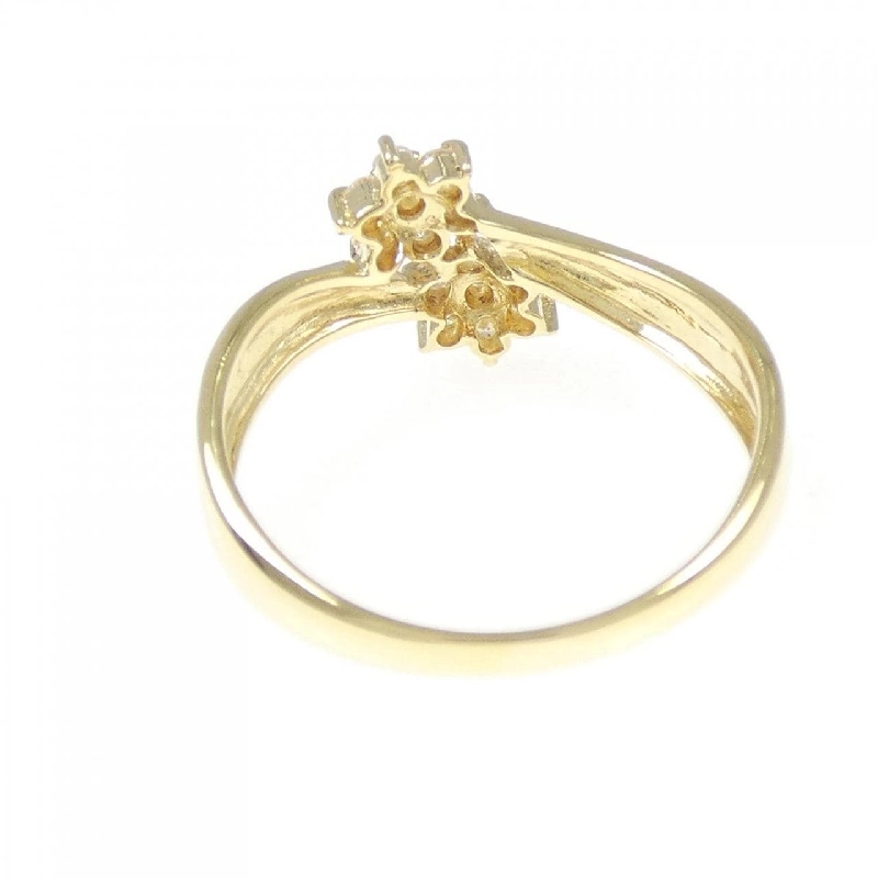 Nhẫn kim cương hoa K18YG 0.19CT - Hàng hiệu Authentic 852939