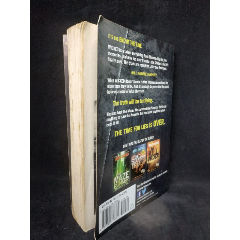 The death cure James Dashner mới 80% HCM1502 Oreka-Blogmeo 38554