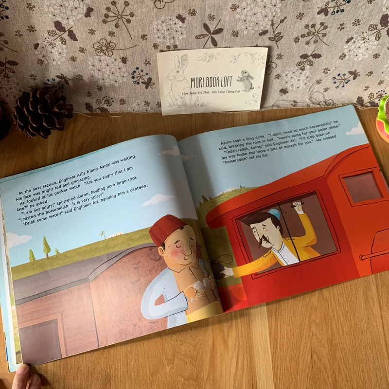 Sách tranh tiếng anh Engineer Ari and the Passover Rush, Used, Picture Book For Kids 446666