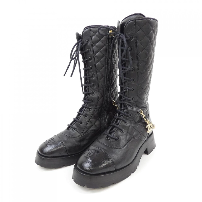 【Mã giảm giá】Giày bốt CHANEL 661017