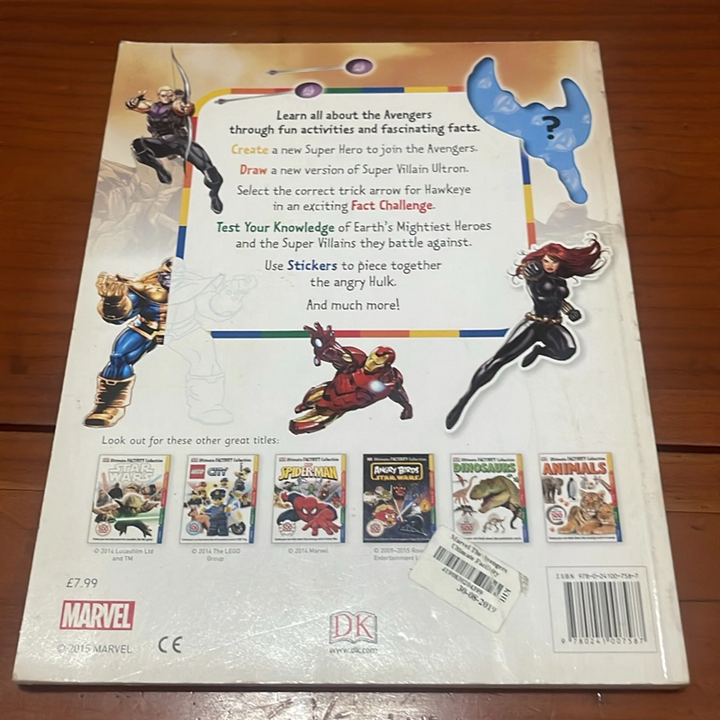 PICTURE BOOK Ultimate factivity collection marvel the avengers 534122