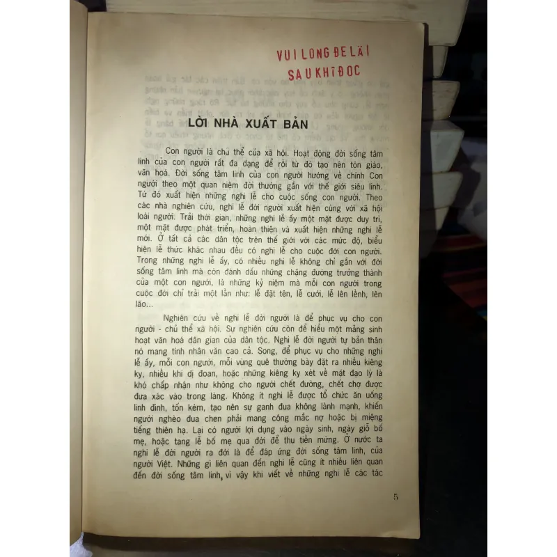 Nghi lễ đời người - Lê Trung Vũ - Lưu Kiếm Thanh - Nguyễn Hồng Dương  933235