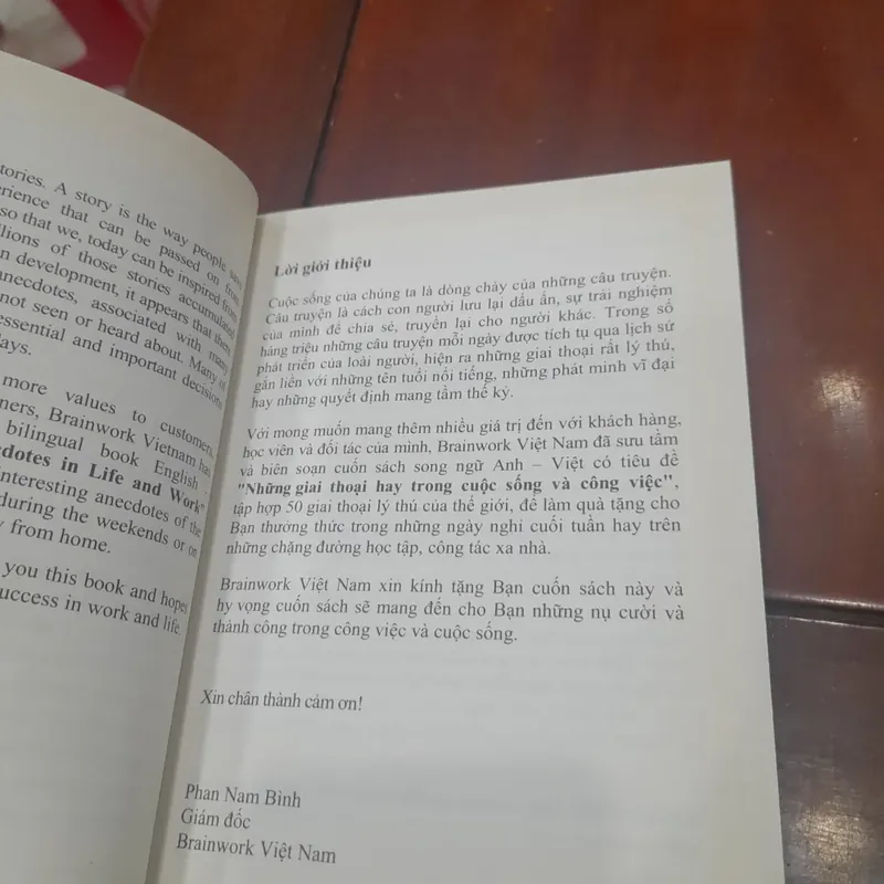 NHỮNG GIAI THOẠI HAY TRONG CUỘC SỐNG VÀ CÔNG VIỆC (song ngữ Anh - Việt) 731208