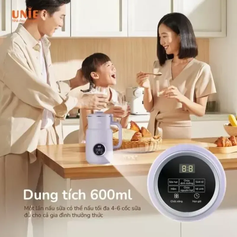Máy làm sữa hạt Unie UMB08 – Xay nhuyễn mịn, nhanh chóng 714832