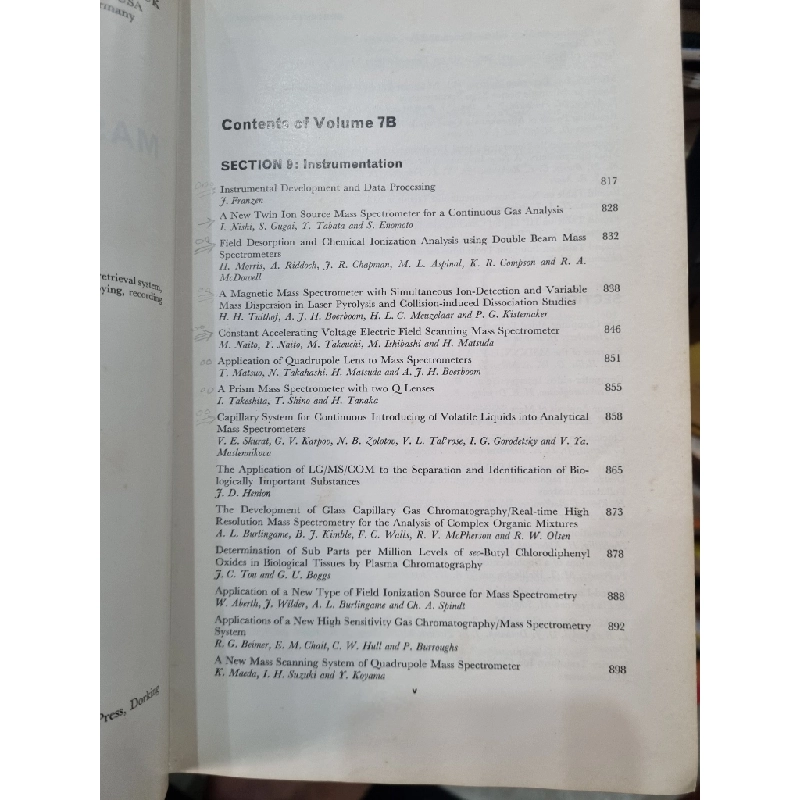 Advances in Mass Spectrometry (Volume 7B) - Edited by N. R. Daly 448814