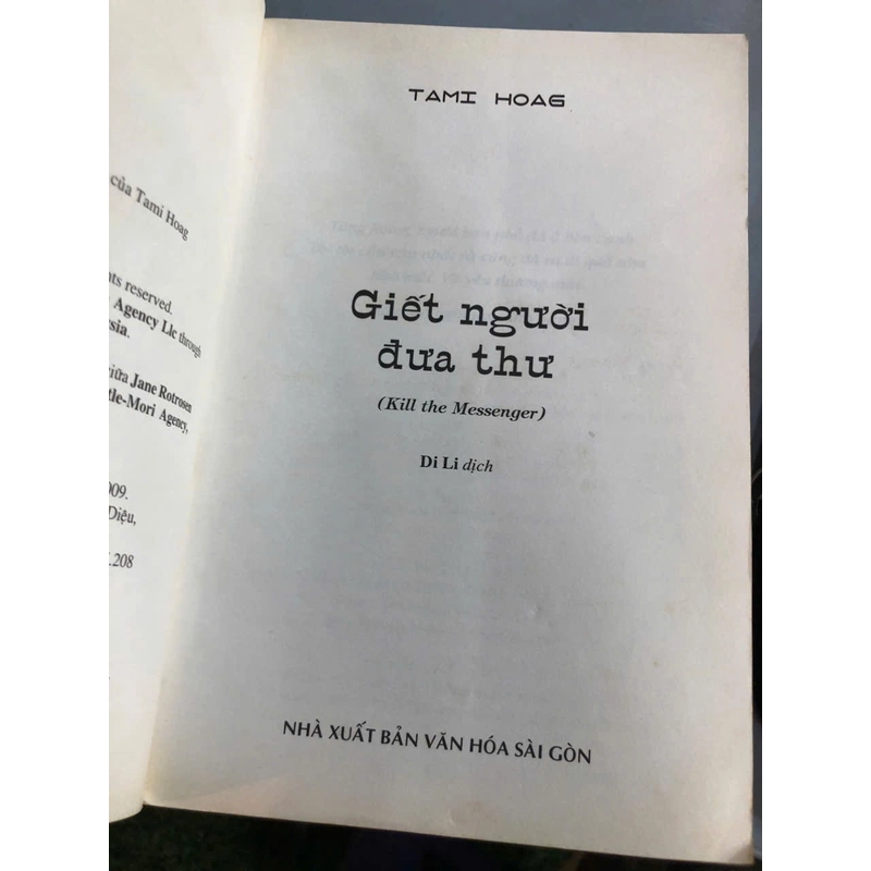 GIẾT NGƯỜI ĐƯA THƯ - TAMI HOAG 448683