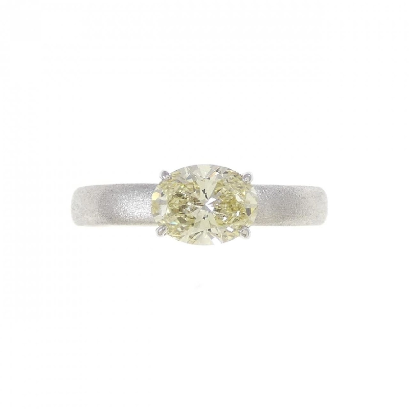 Nhẫn kim cương PT900 1.013CT LY VS2 cắt oval - Hàng hiệu Authentic 871236