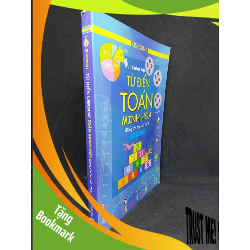 (TẶNG BOOKMARK) Từ điển Toán minh họa dùng cho học sinh THCS sách song ngữ sách in màu mới 90% RBK0607 955381