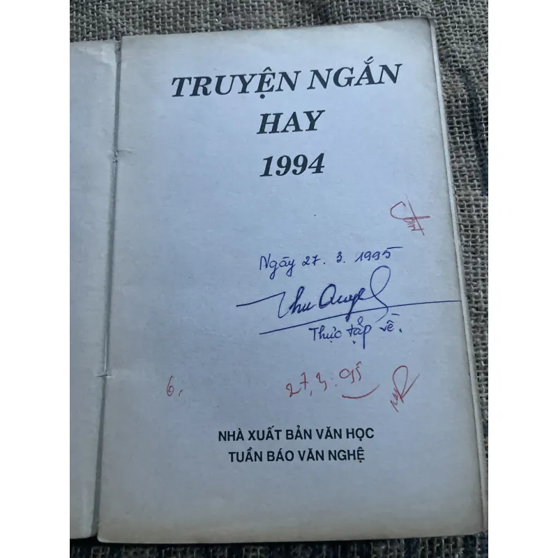 Truyện ngắn hay 1994- văn học Việt Nam - Lê Đạt, pHạm Thị Hoài,  1010676