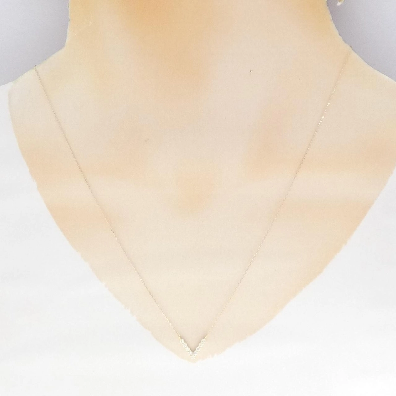 K18YG Dây chuyền kim cương 0.20CT - Hàng hiệu Chính hãng 856253