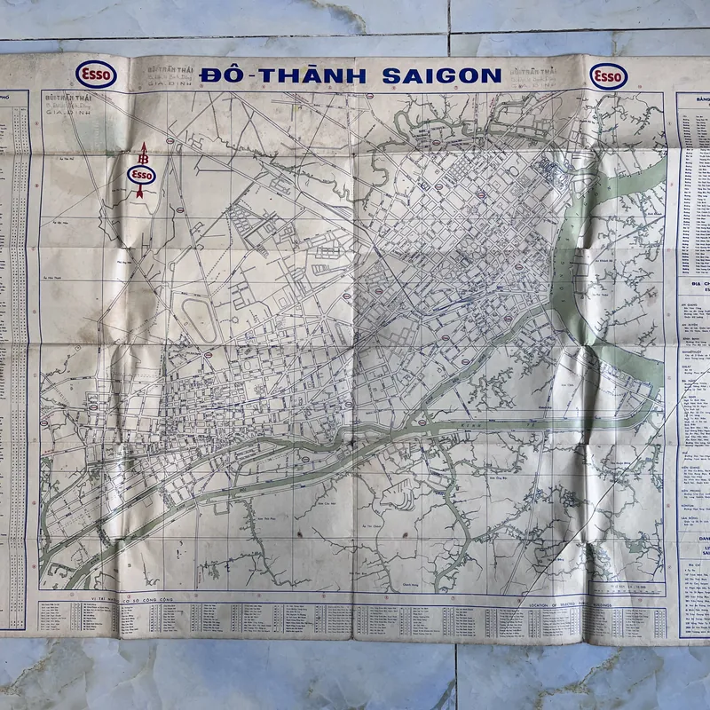 Bản đồ Sài Gòn năm 1963 589121