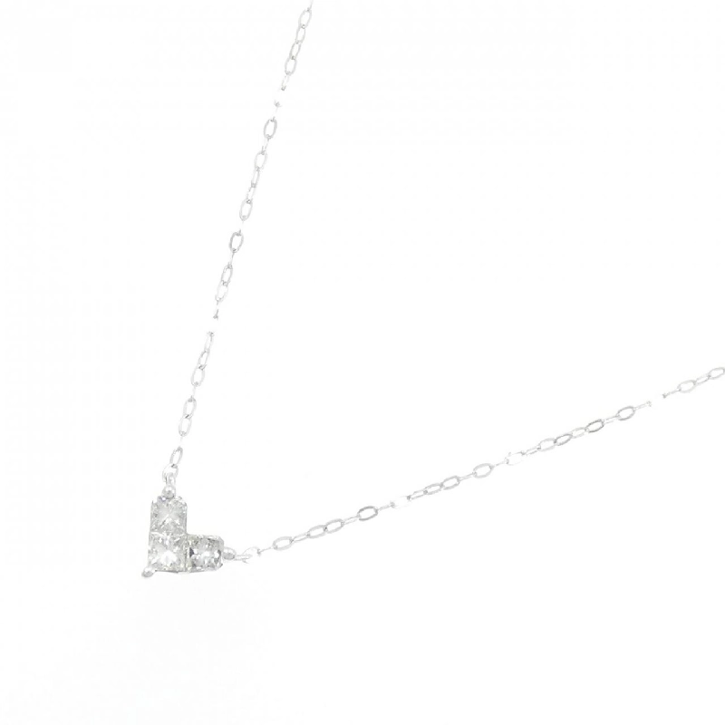 K18WG Dây chuyền kim cương hình trái tim 0.25CT - Hàng hiệu Chính hãng 858188