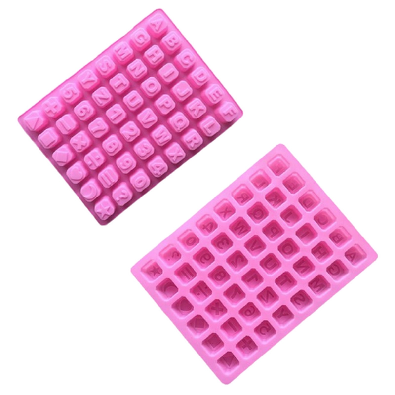 Khuôn silicon làm bánh, rau câu, socola 24 chữ cái, 10 số, ký tự - Mã số 1136 338421