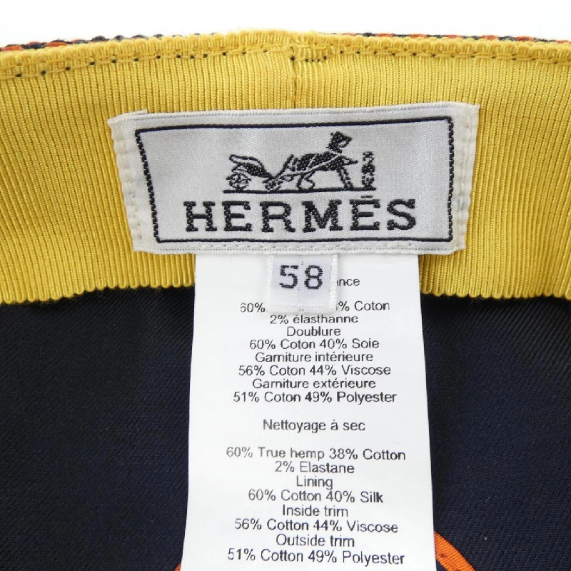 HERMES EX-LIBRIS CAVALE Mũ - Hàng hiệu Authentic 835536