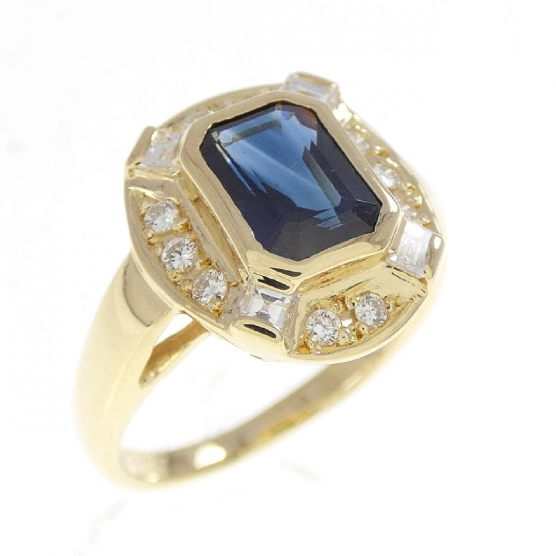 Nhẫn Sapphire K18YG 1.08CT - Hàng hiệu Chính hãng 853370