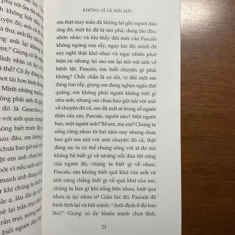 [VĂN HỌC PHÁP] Không gì là mãi mãi - Laurence Tardieu 757834