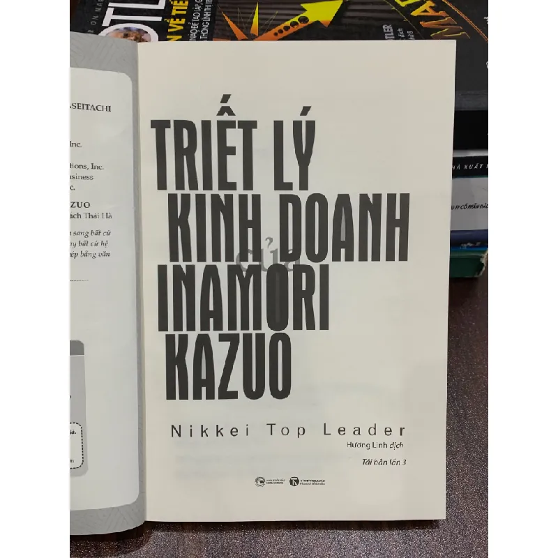 Triết lý kinh doanh của Inamori Kazuo – Nikkei Top Leader 553628