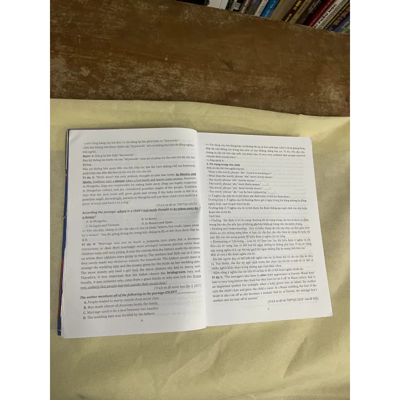 HỌC ĐỌC HIỂU - ĐỌC ĐIỀN THEO CHỦ ĐỀ - TRANG ANH 749280