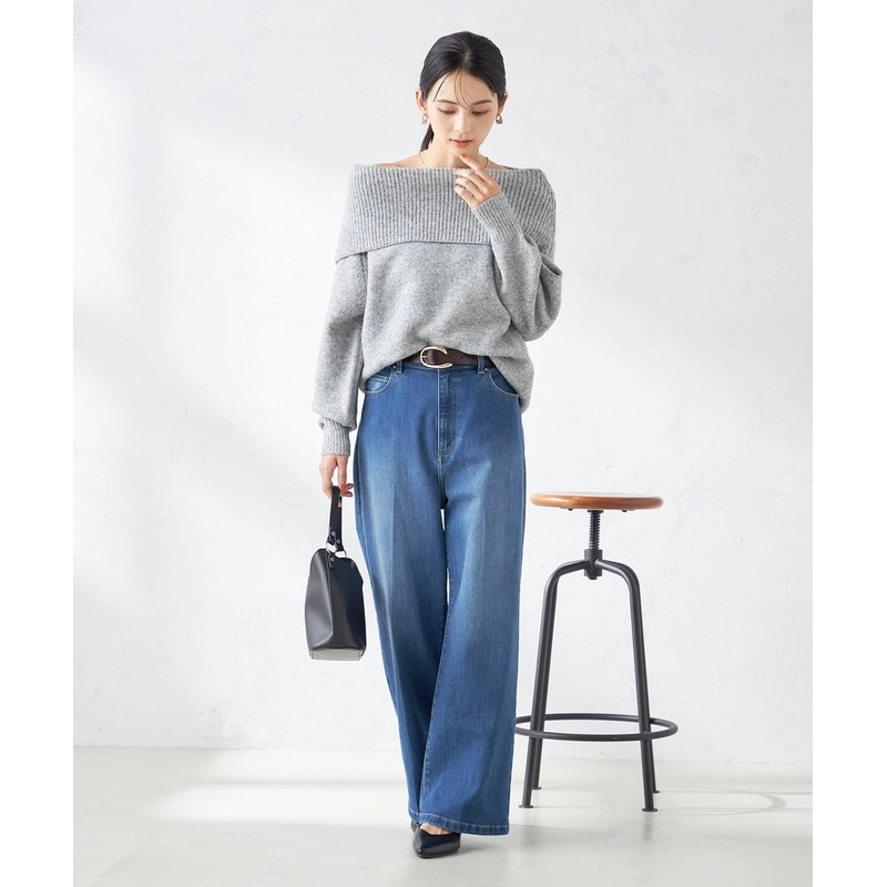 ÁO LEN BẸT VAI - XÁM UNI [SIZE L] 329542