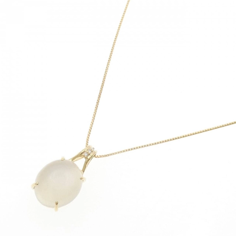 K18YG Dây chuyền đá mặt trăng 6.00CT - Hàng hiệu Chính hãng 857611