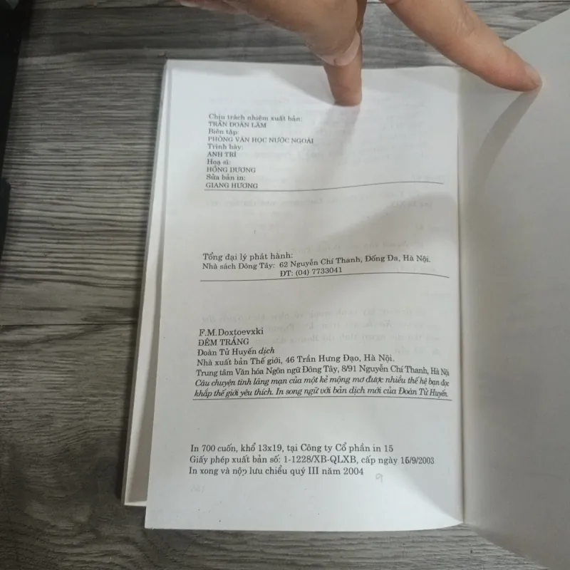 Đêm Trắng - F.M.Doxtoevxki 1025492
