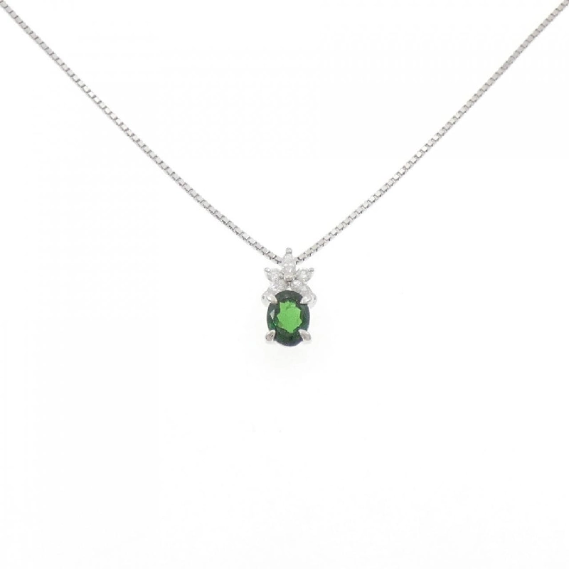 Dây chuyền Green Garnet PT900/PT850 1.05CT - Hàng hiệu Chính hãng 857480