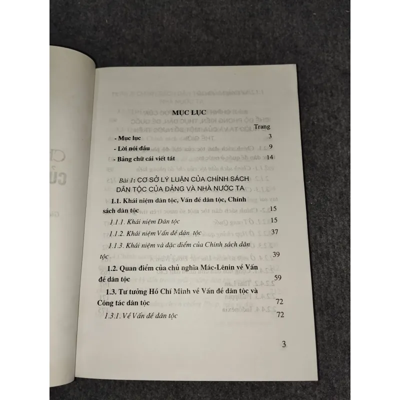 CHÍNH SÁCH DÂN TỘC CỦA ĐẢNG VÀ NHÀ NƯỚC VIỆT NAM 993082