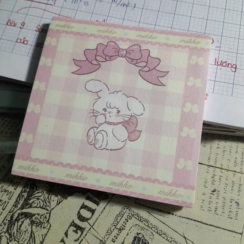 Giấy note mèo trắng dễ thưởng  700799