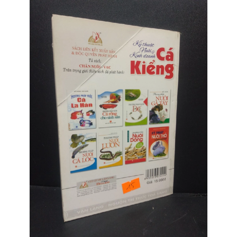 Kỹ thuật nuôi và kinh doanh cá kiểng Việt Chương 2010 mới 80% trầy giấy HCM3105 kỹ năng 154243