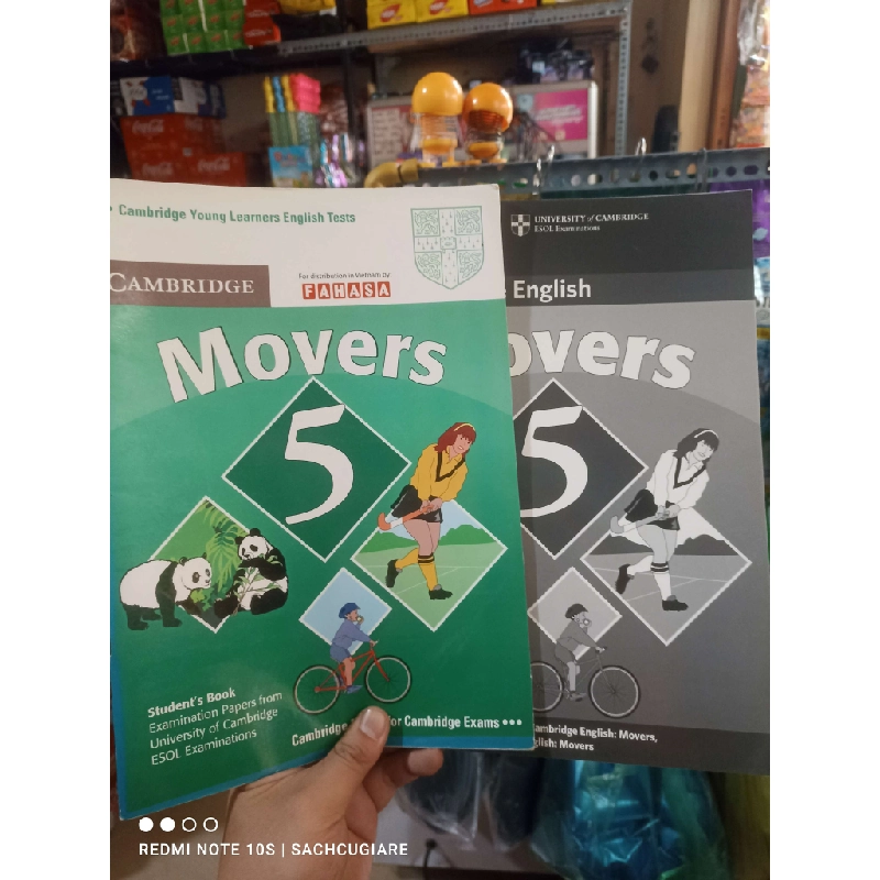 Movers 5 Student's book + Answer viết chì mới 80% Sách tự học tiếng Anh HCM2702 930276