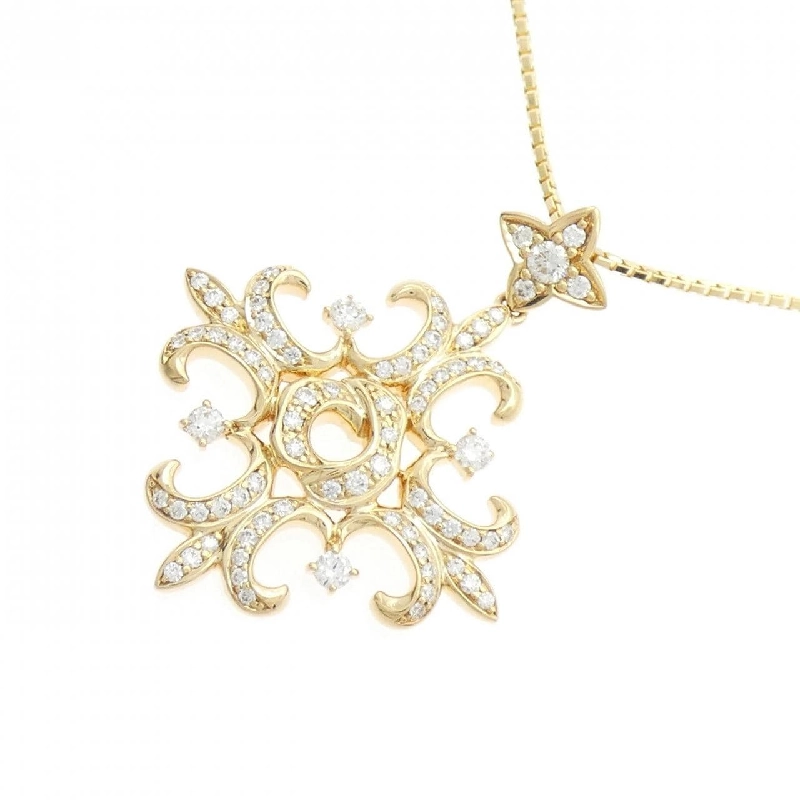 K18YG Dây chuyền kim cương 0.50CT - Hàng hiệu Chính hãng 848454